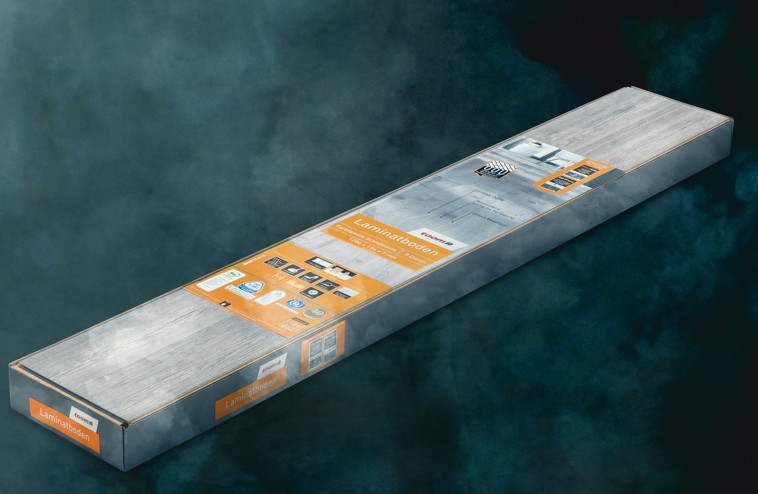 Verpackter Laminatboden